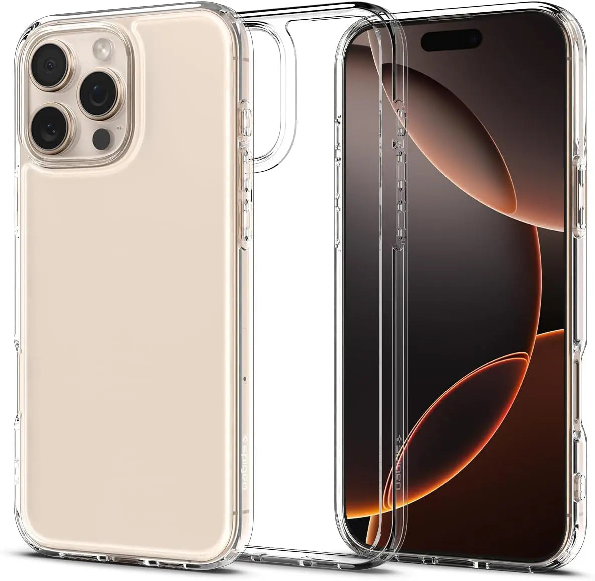 High Quality Spigen Hybrid Crystal Clear Phone Case For Iphone 7 Plus to 16 Pro Max Complete