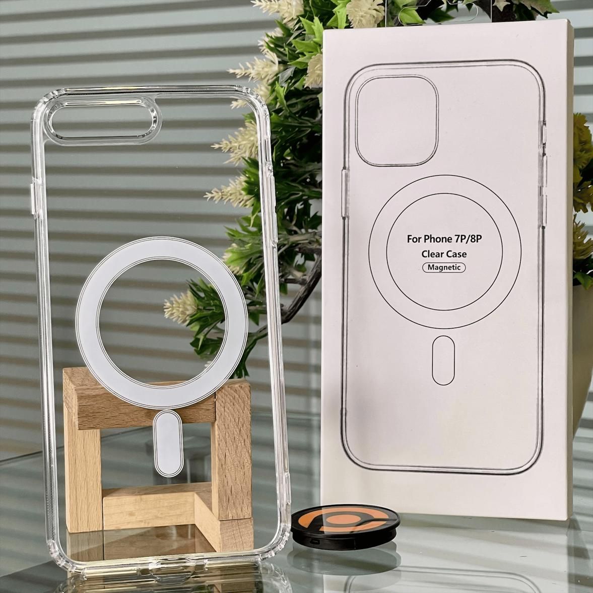 Wireless Charging Clear Megsafe Case For Iphone 7 to 16 Pro Max