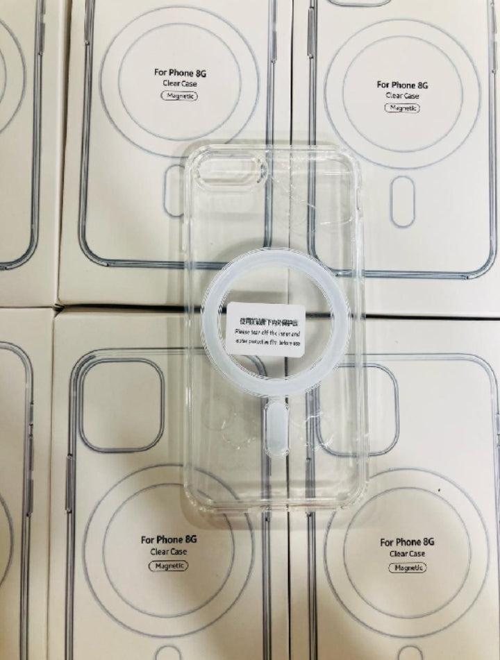 Wireless Charging Clear Megsafe Case For Iphone 7 to 16 Pro Max