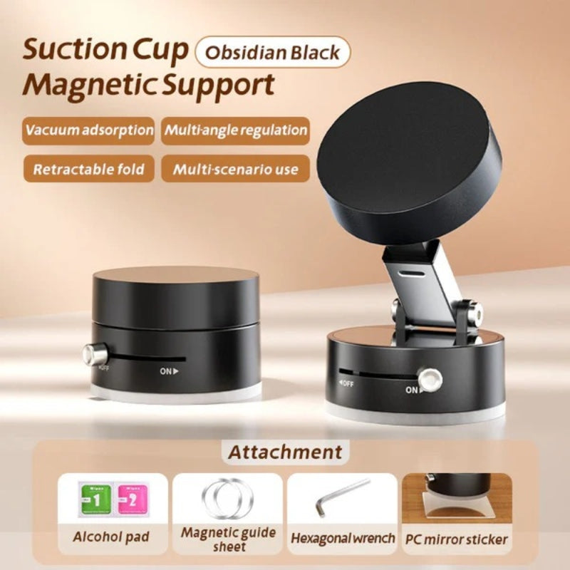 A2 Vacuum Magnetic Phone Stand Foldable 360° Rotation