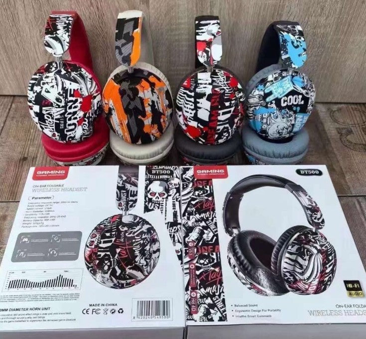 High Quality Latest Design BT 500 Wireless Gaming Headphones