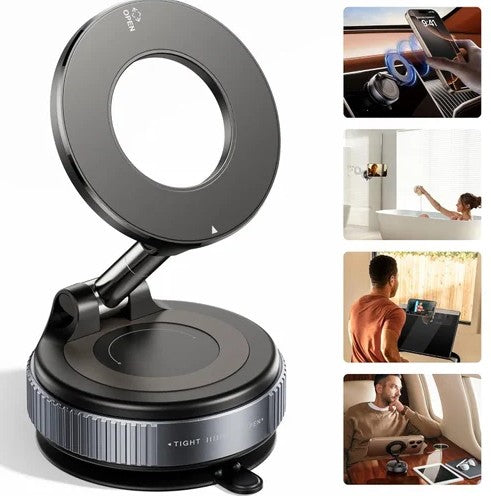K007 Magnetic Vacuum Phone Stand Foldable