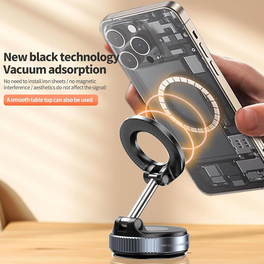 K007 Magnetic Vacuum Phone Stand Foldable