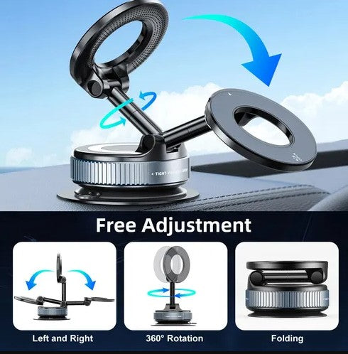 K007 Magnetic Vacuum Phone Stand Foldable