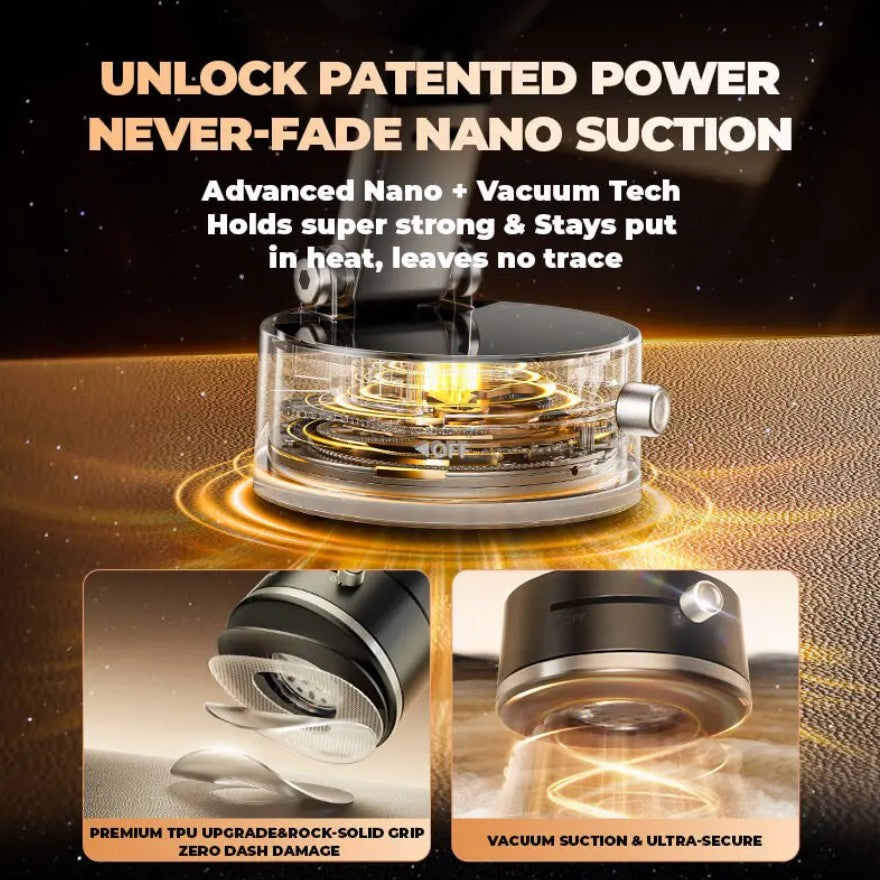 A2 Vacuum Magnetic Phone Stand Foldable 360° Rotation