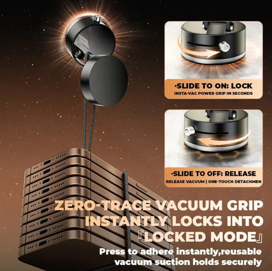 A2 Vacuum Magnetic Phone Stand Foldable 360° Rotation