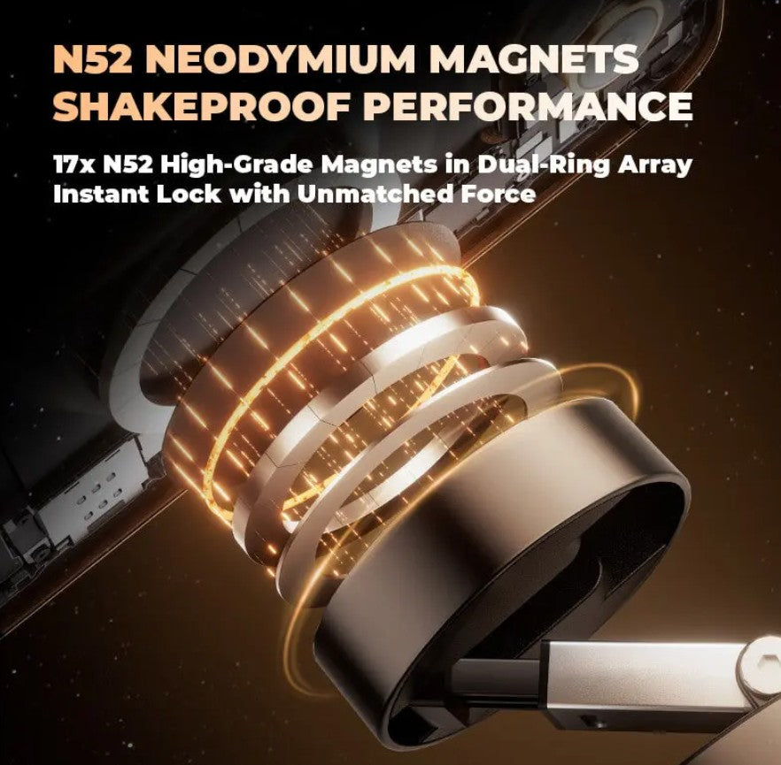 A2 Vacuum Magnetic Phone Stand Foldable 360° Rotation